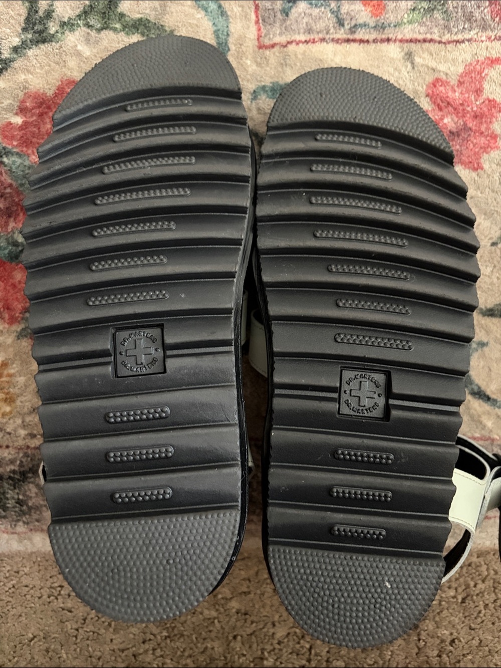US Size 11 Dr. Martens Mint Green Vegan Leather Multi-Strap Platform Sandals - Picture 2 of 3